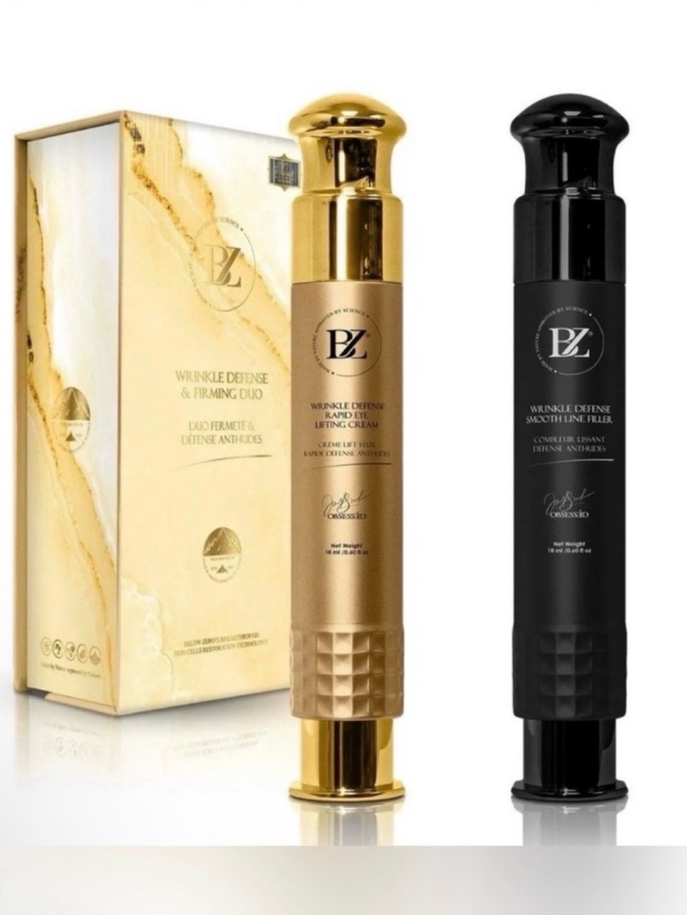 Below Zero Syringe Kit Wrinkle Defense & Firming Duo ~ Retail $1599